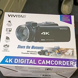 4K Digital Camcorder - Black